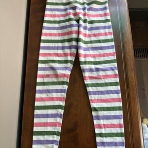 Mini Boden Multicolor Striped Leggings